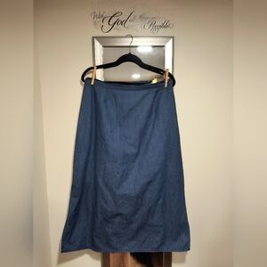 Blue Denim Skort